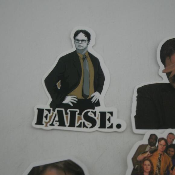 46 The Office Stickers Michael Dwight Jim Stanley Kevin Vinyl Laptop Bottle - Picture 12 of 14
